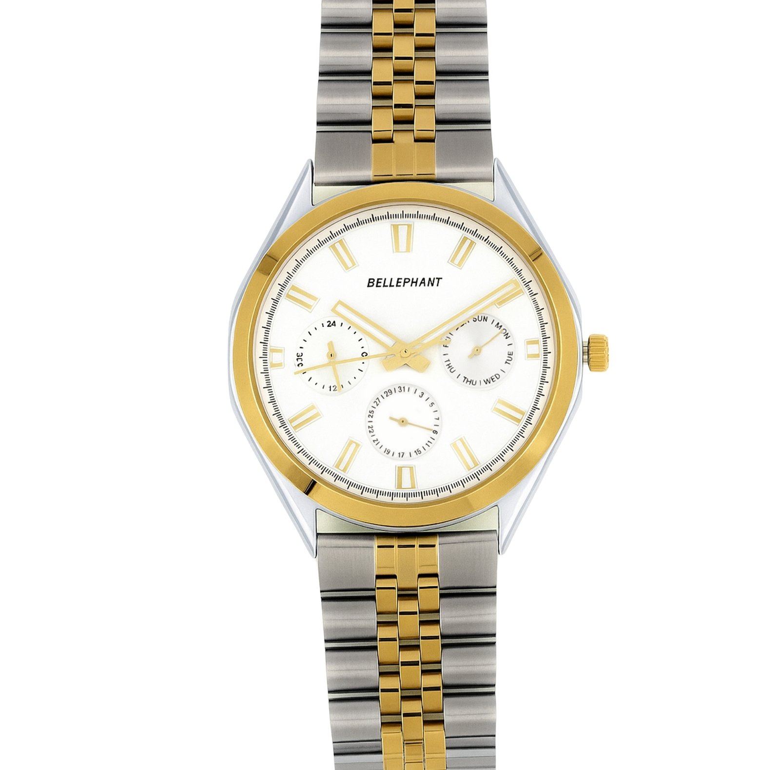 2 The Trunk Line – Silver & Gold Two-Tone Chronograph - Image 1