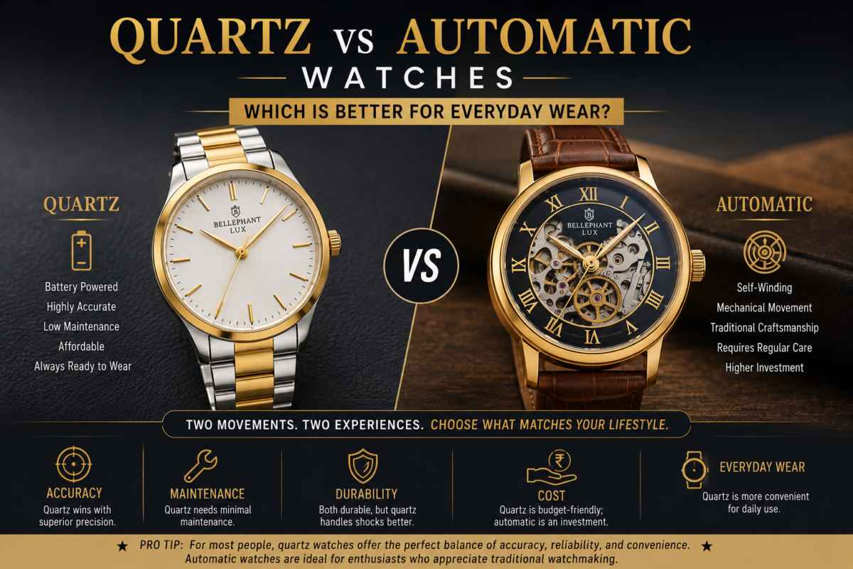 Quartz vs Automatic Watches